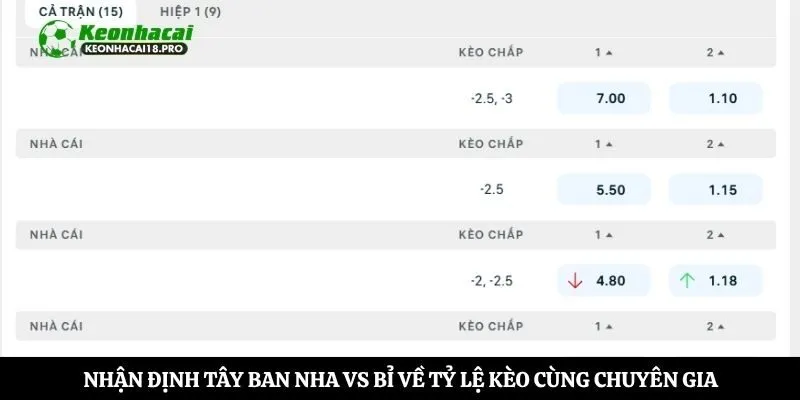 Nhận định Tây Ban Nha vs Bỉ về tỷ lệ kèo cùng chuyên gia
